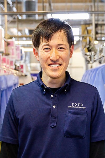 生産業務の社員インタビューで職場を紹介